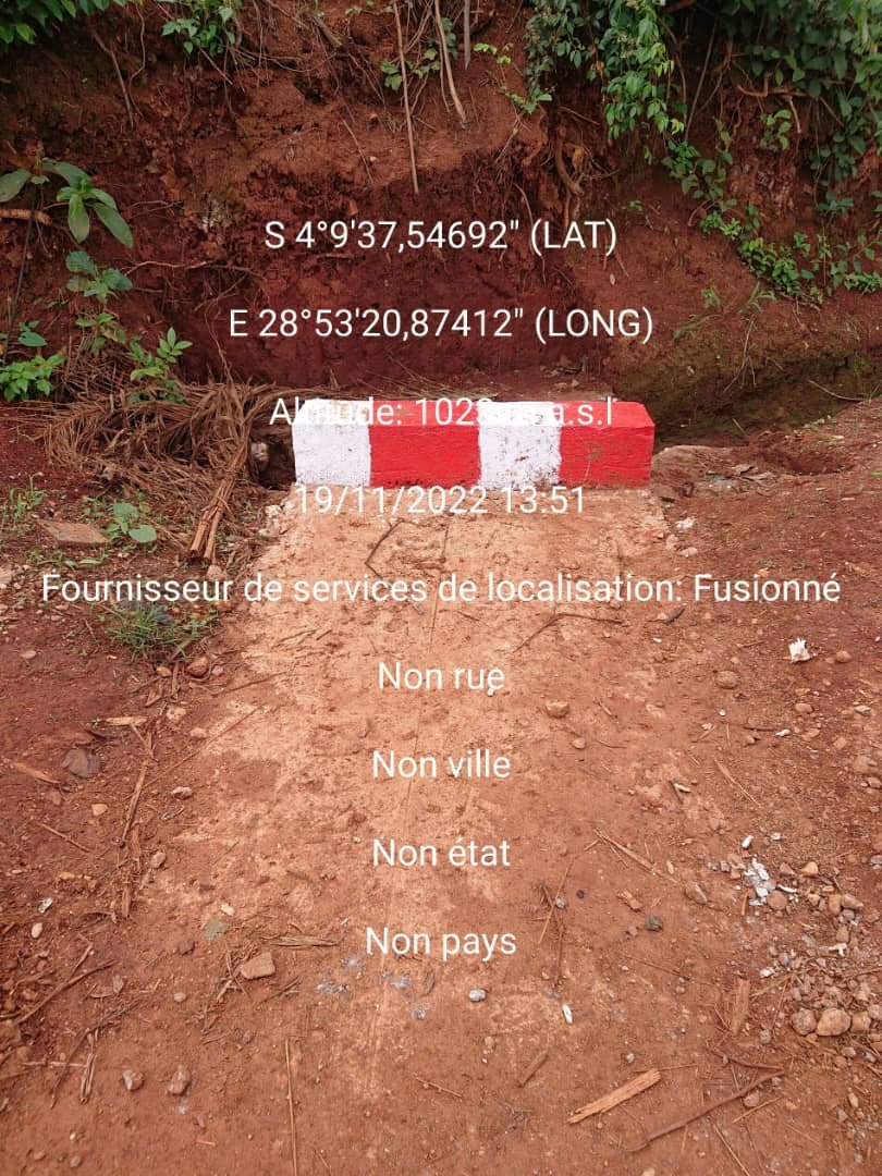 Point de repere du chantier
